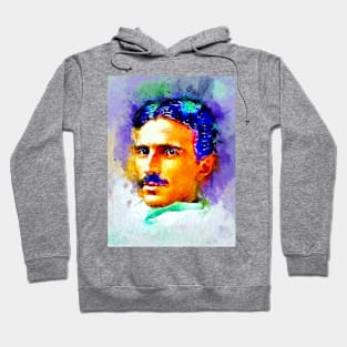 Watercolor Tesla Hoodie